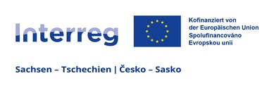 Interreg Logo, Sachsen - Tschechien