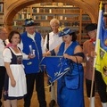 Prinzessin von Sachsen erhält Schirmherrin-Tuch in Oberlausitzischen Bibliothek der Wissenschaften zu Görlitz