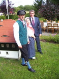 Tina Hentschel und Dr. Stephan Meyer empfangen den Sächs. Minister für Umwelt und Landwirts. Frank Kupfer Tina Hentschel und Dr. Stephan Meyer empfangen den Sächs. Minister für Umwelt und Landwirts. Frank Kupfer