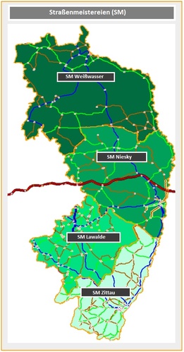 Straßenmeistereigebiete