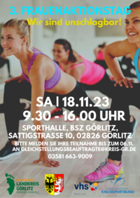 Frauenaktionstag 2023 Flyer Vorderseite