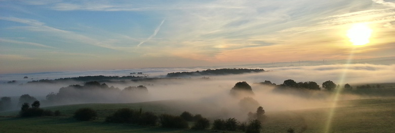 Blick auf Kunnerwitz im Nebel2