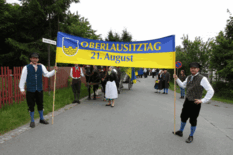 Werbung für den Oberlausitztag beim Eibauer Bierzug 2015 Werbung für den Oberlausitztag beim Eibauer Bierzug 2015